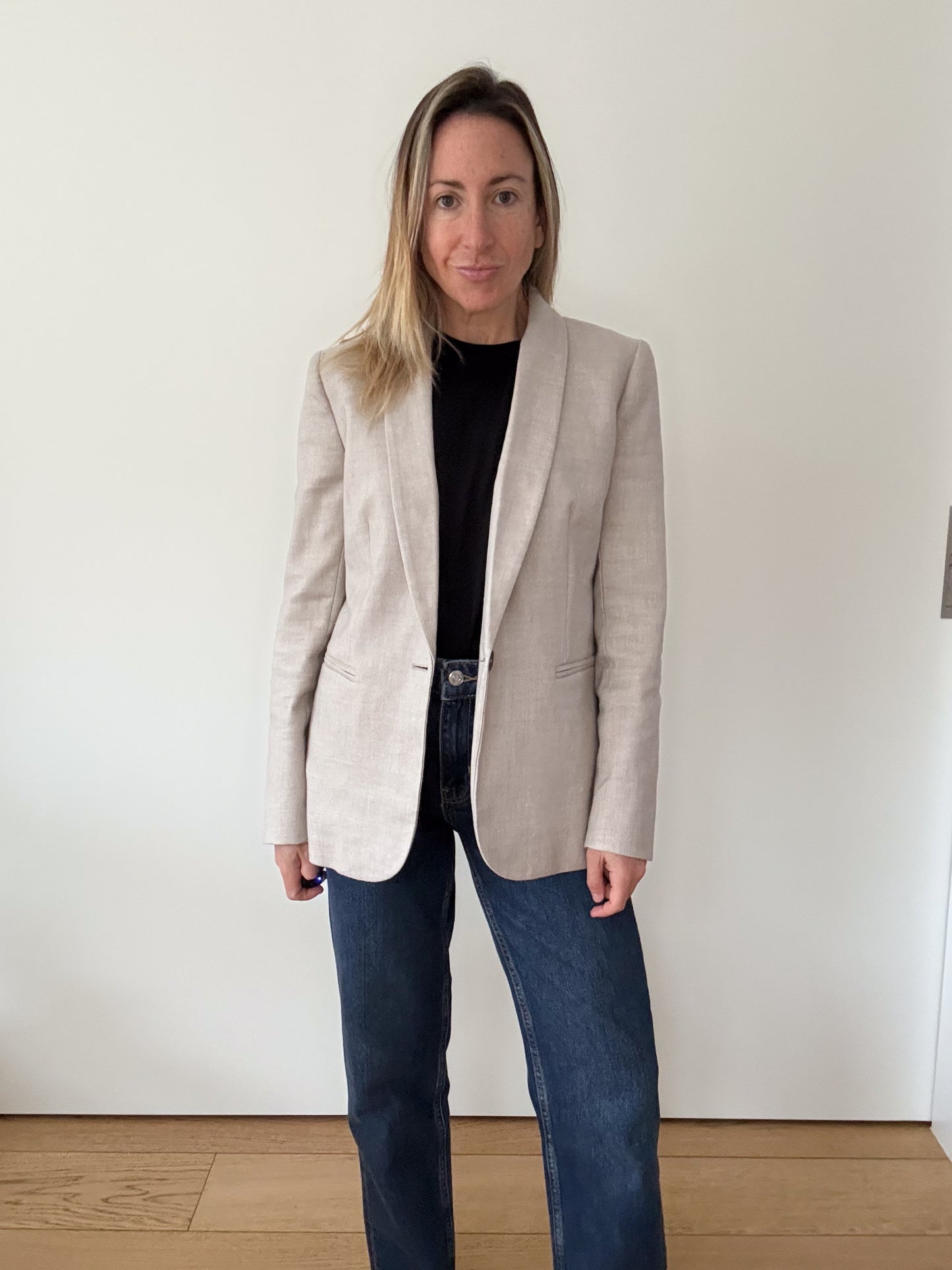 J.Crew Linen Blazer - Size 6