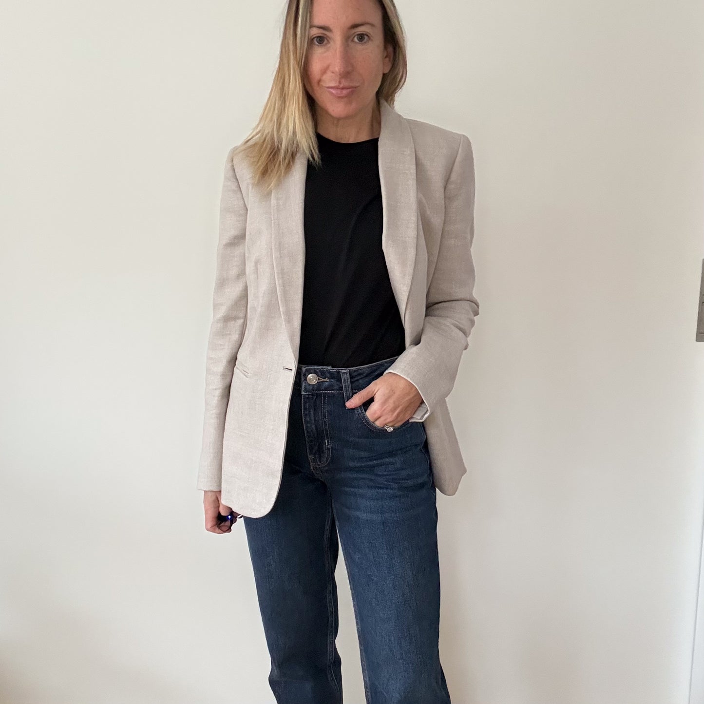 J.Crew Linen Blazer - Size 6