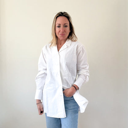 Jil Sander White Cotton Shirt - Size 14