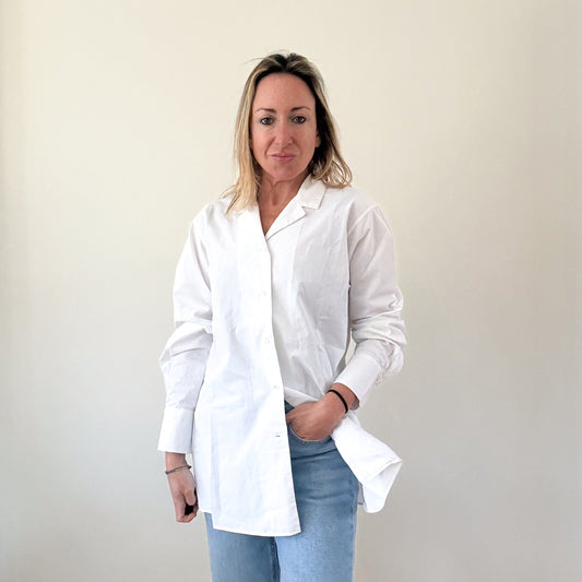 Jil Sander White Cotton Shirt - Size 14
