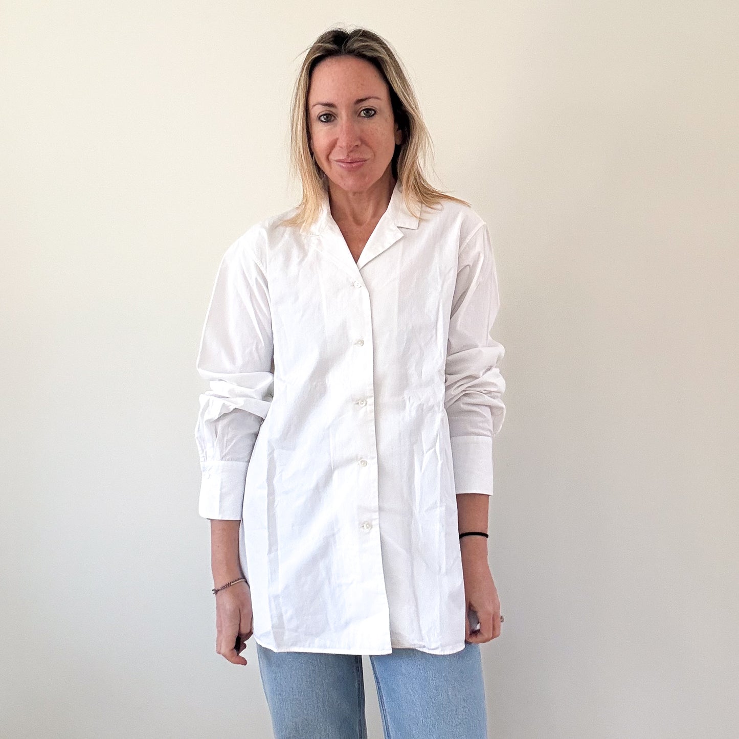 Jil Sander White Cotton Shirt - Size 14