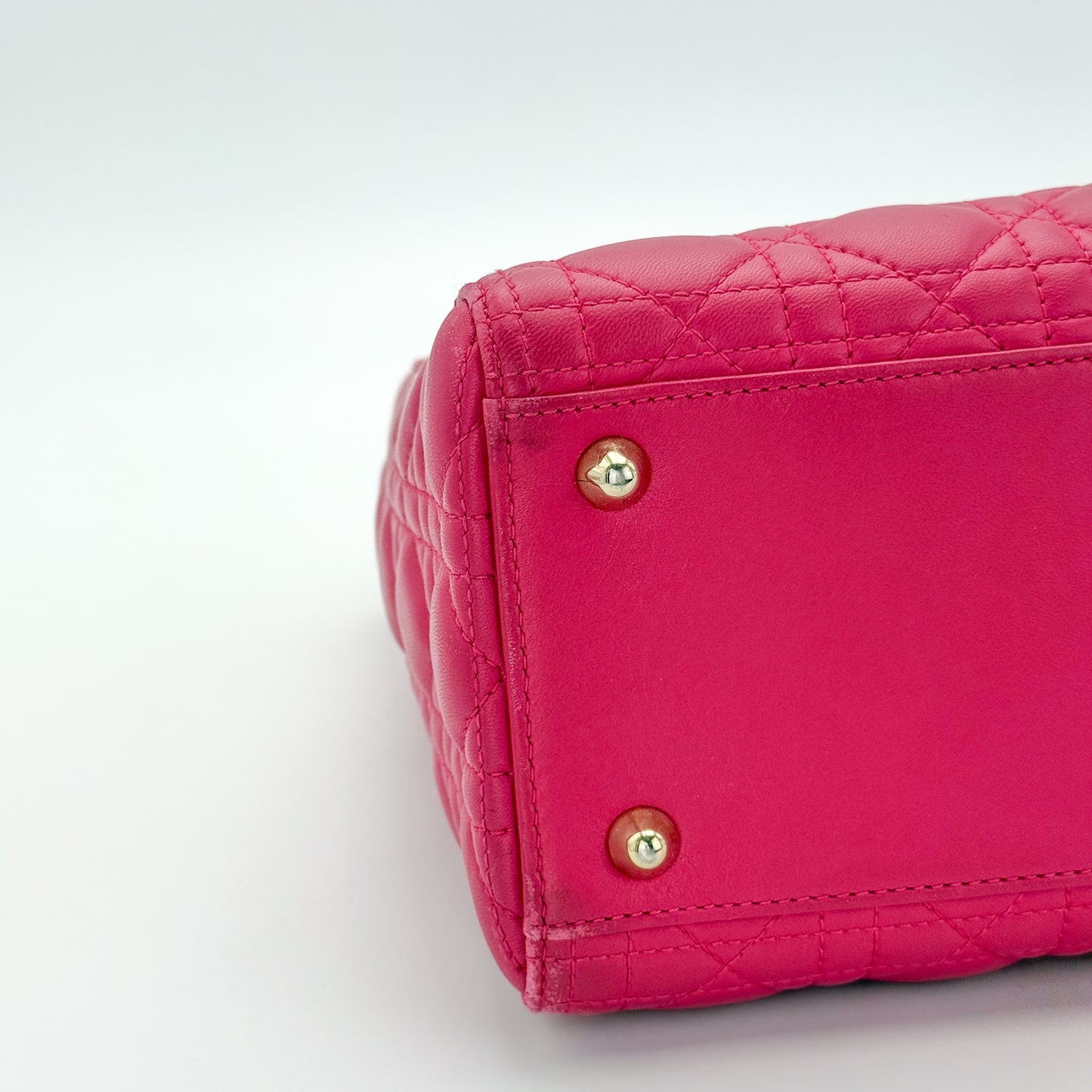 Lady Dior Large Quilted Leather Tote