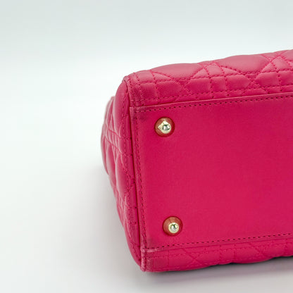 Lady Dior Large Quilted Leather Tote