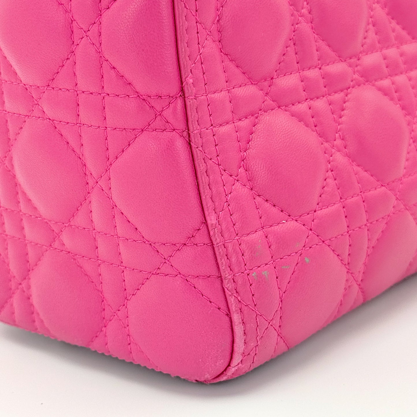 Lady Dior Large Quilted Leather Tote