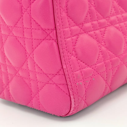 Lady Dior Large Quilted Leather Tote