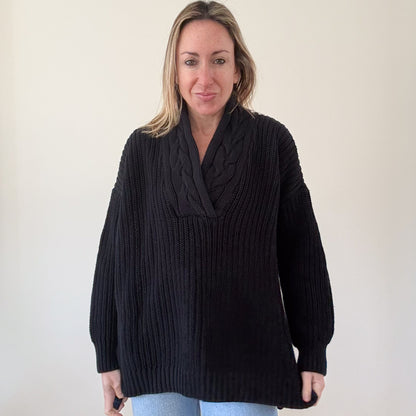 Lauren Ralph Lauren Shawl Neck Jumper - Size L