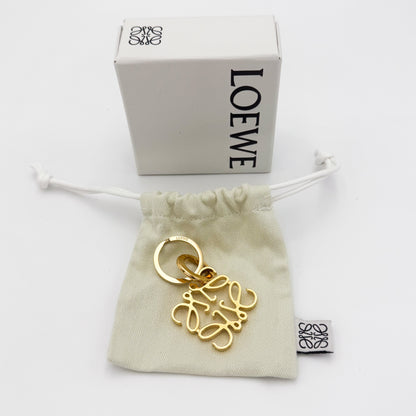 Loewe Anagram Gold-Tone Keyring