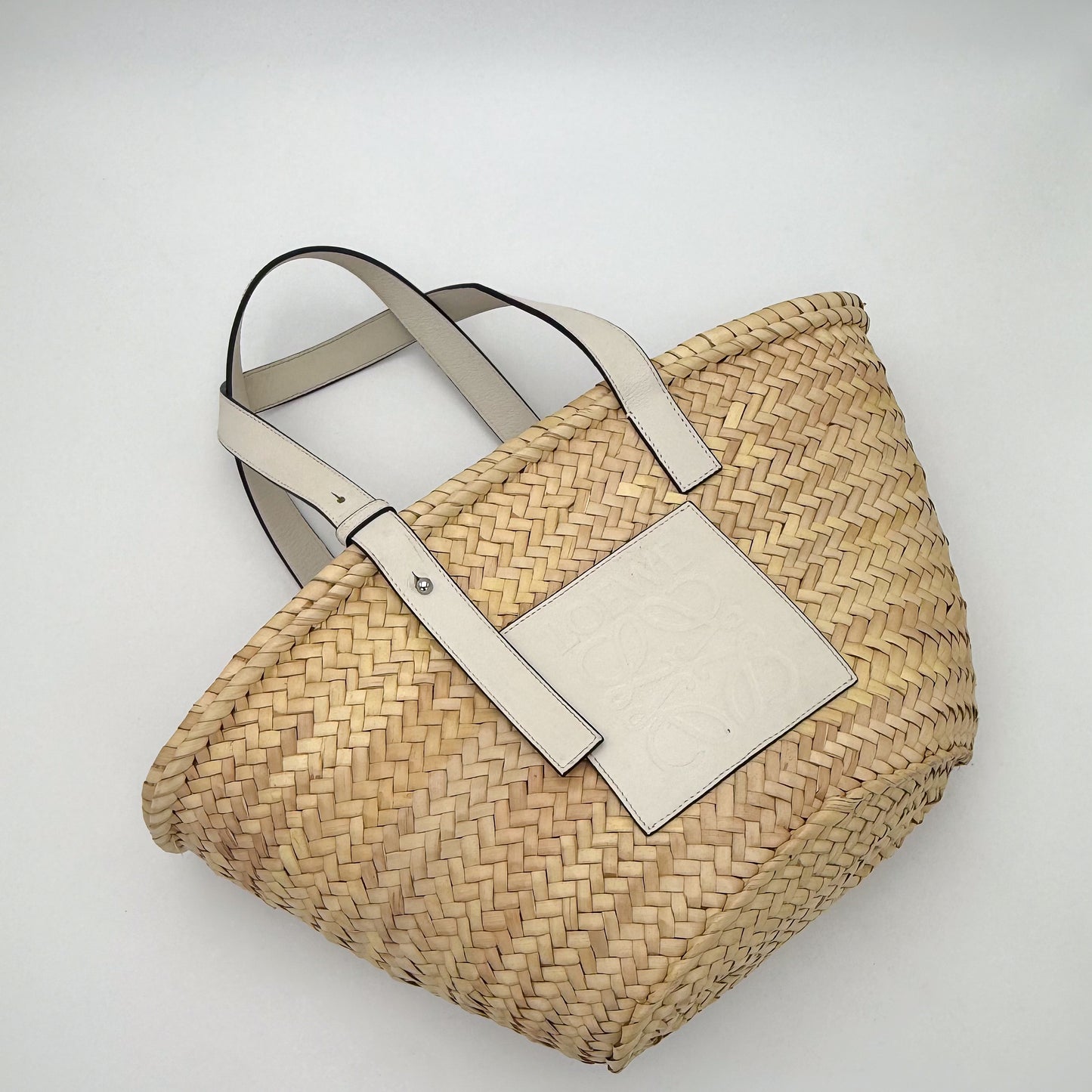 Loewe Medium Raffia Basket Bag