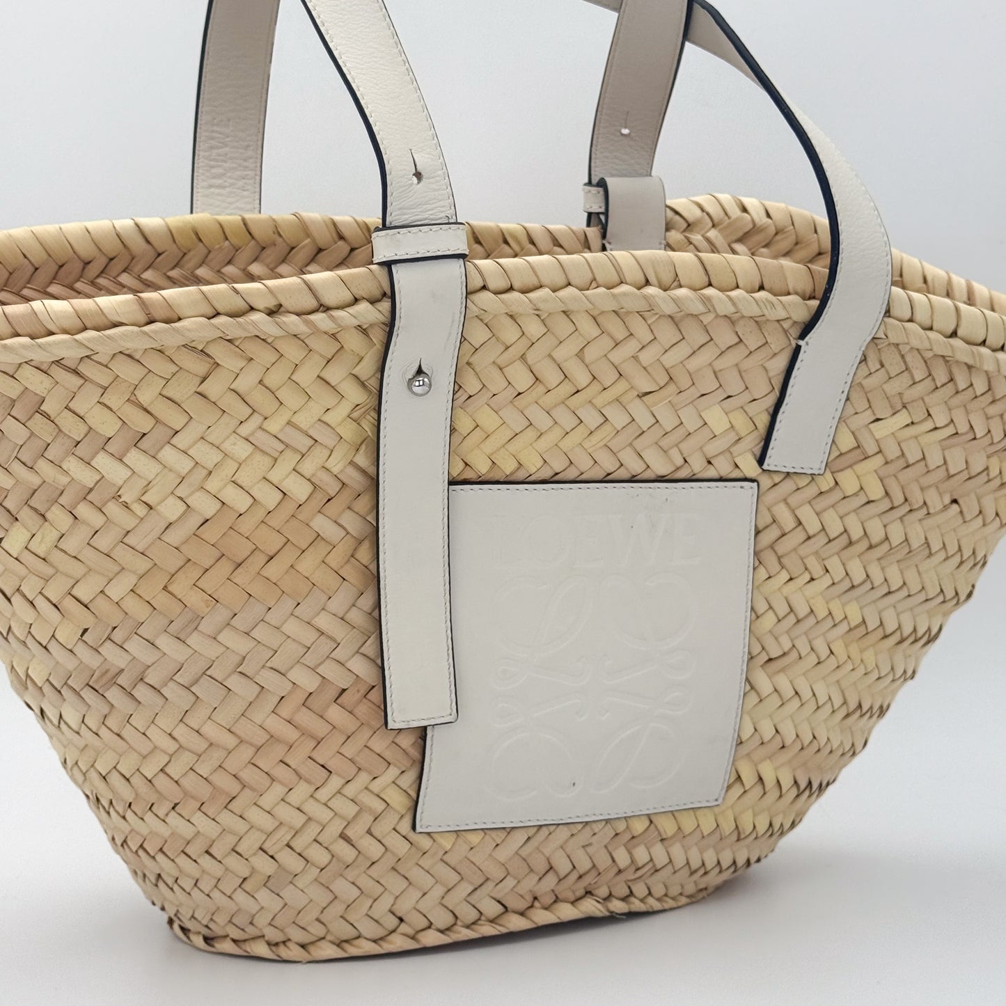 Loewe Medium Raffia Basket Bag