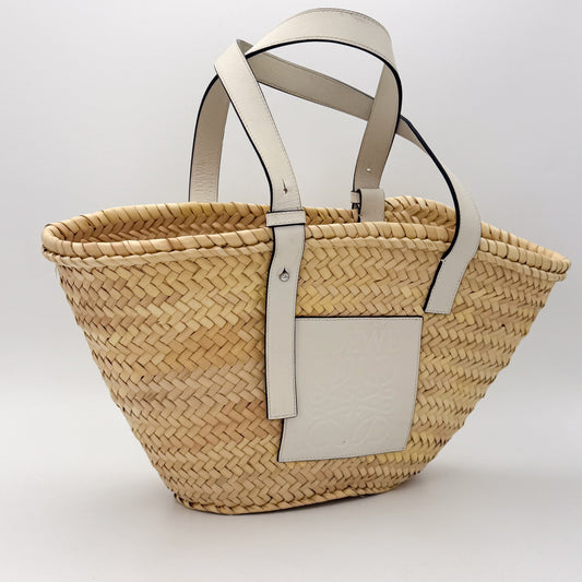 Loewe Medium Raffia Basket Bag