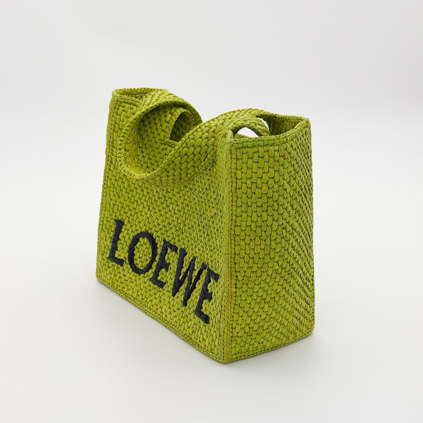 Loewe Font Tote side angled view