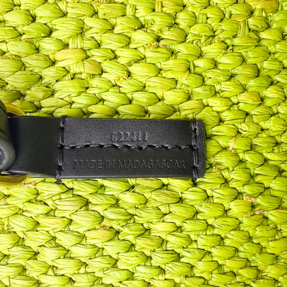 Loewe leather tab "Made in Madagascar" detail