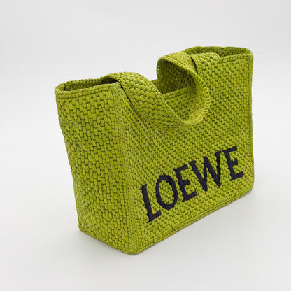 Loewe Font Tote side angled view