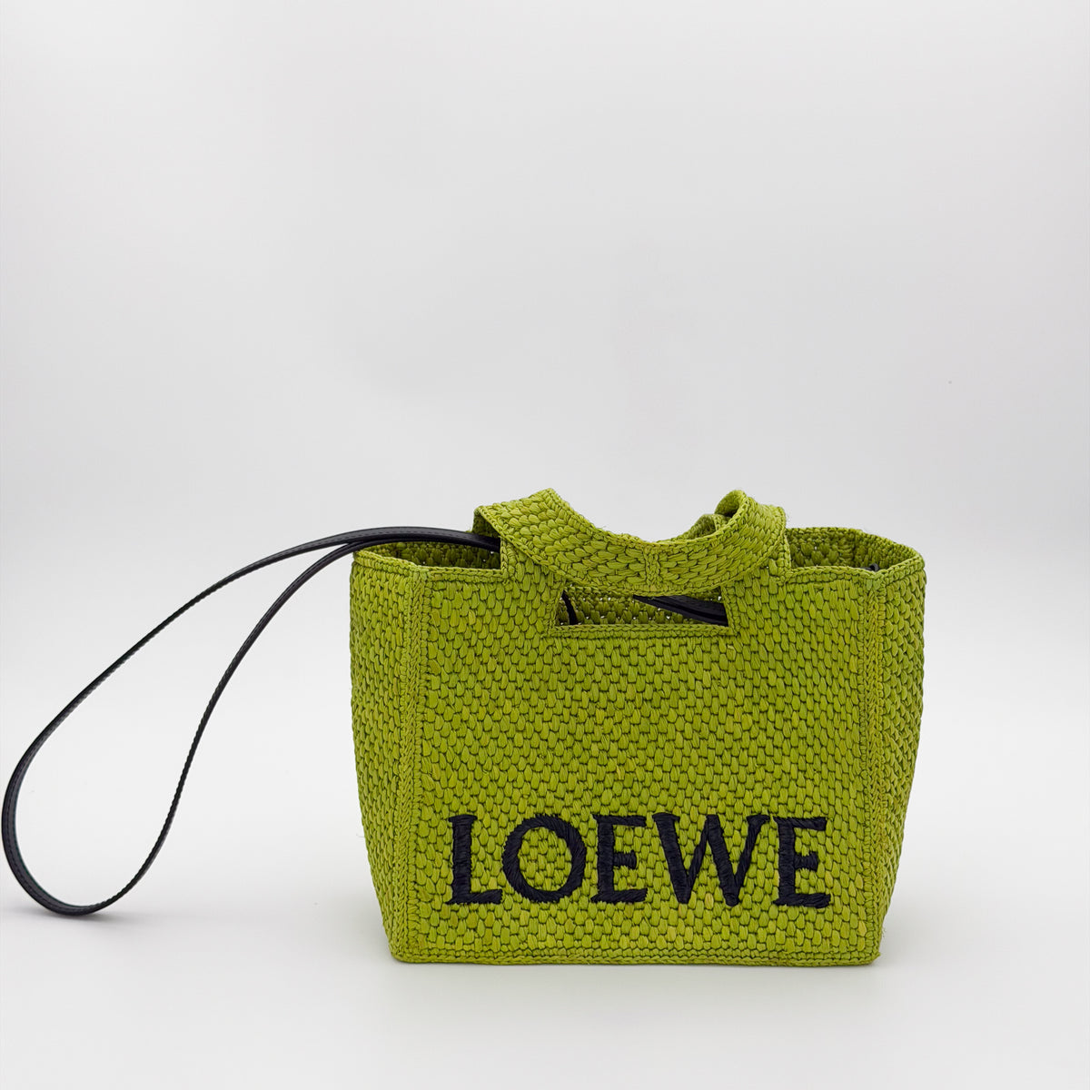 Loewe Font Tote with detachable leather strap