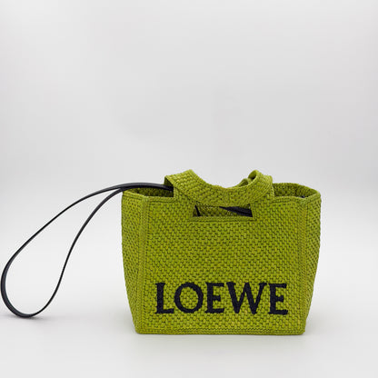 Loewe Font Tote with detachable leather strap