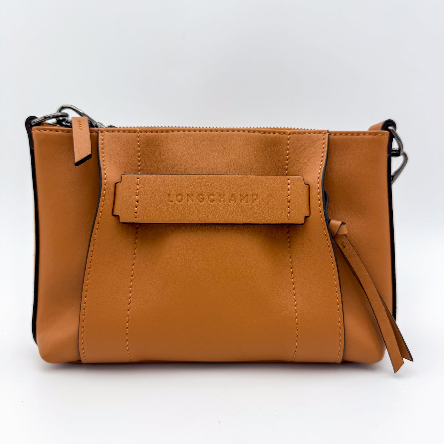 Longchamp-Leather-Crossbody-Handbag-Preloved-Luxury-London-Front2