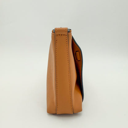 Longchamp-Leather-Crossbody-Handbag-Preloved-Luxury-London-Leftside