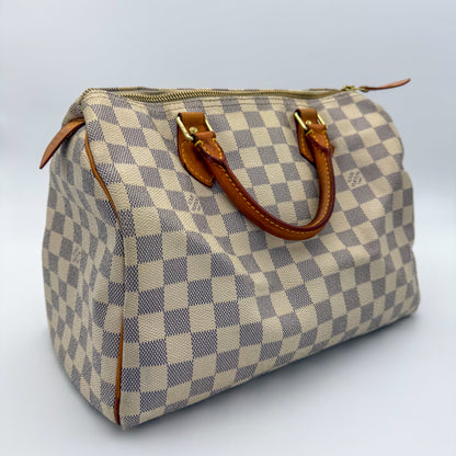 Louis Vuitton Damier Azur Speedy 30 Bag