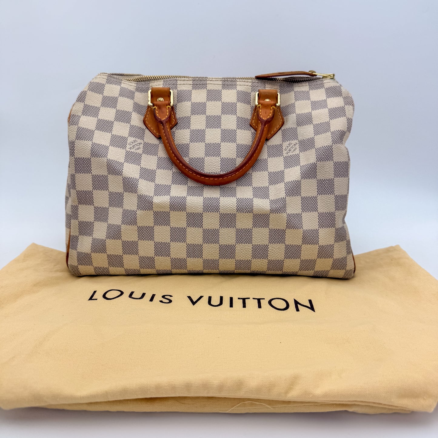 Louis Vuitton Damier Azur Speedy 30 Bag
