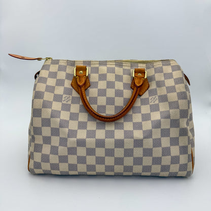 Louis Vuitton Damier Azur Speedy 30 Bag
