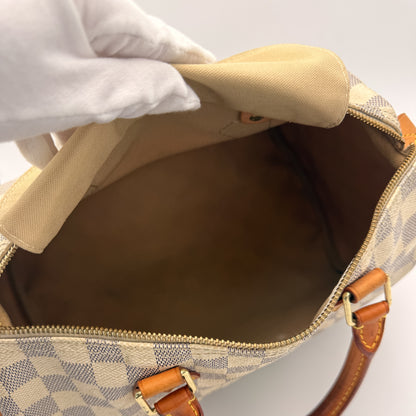 Louis Vuitton Damier Azur Speedy 30 Bag