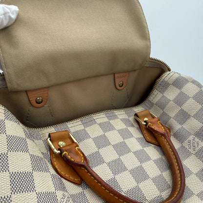 Louis Vuitton Damier Azur Speedy 30 Bag