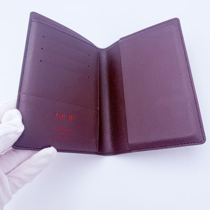 Louis Vuitton Damier Ebene Canvas Passport Holder