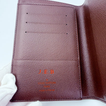 Louis Vuitton Damier Ebene Canvas Passport Holder