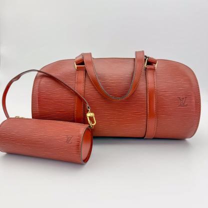 Louis Vuitton Soufflot Epi Leather Handbag