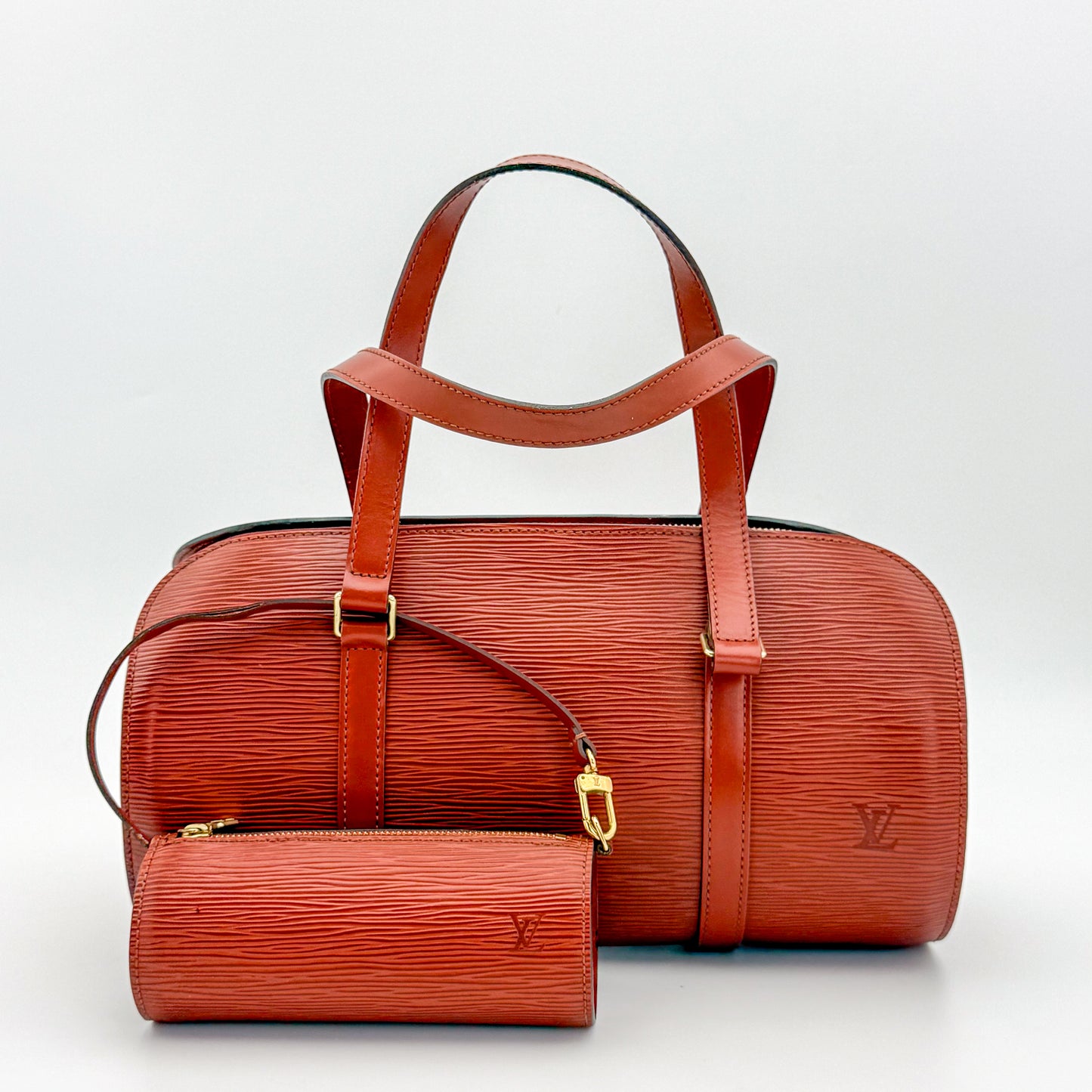 Louis Vuitton Soufflot Epi Leather Handbag