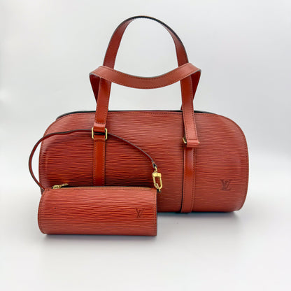 Louis Vuitton Soufflot Epi Leather Handbag