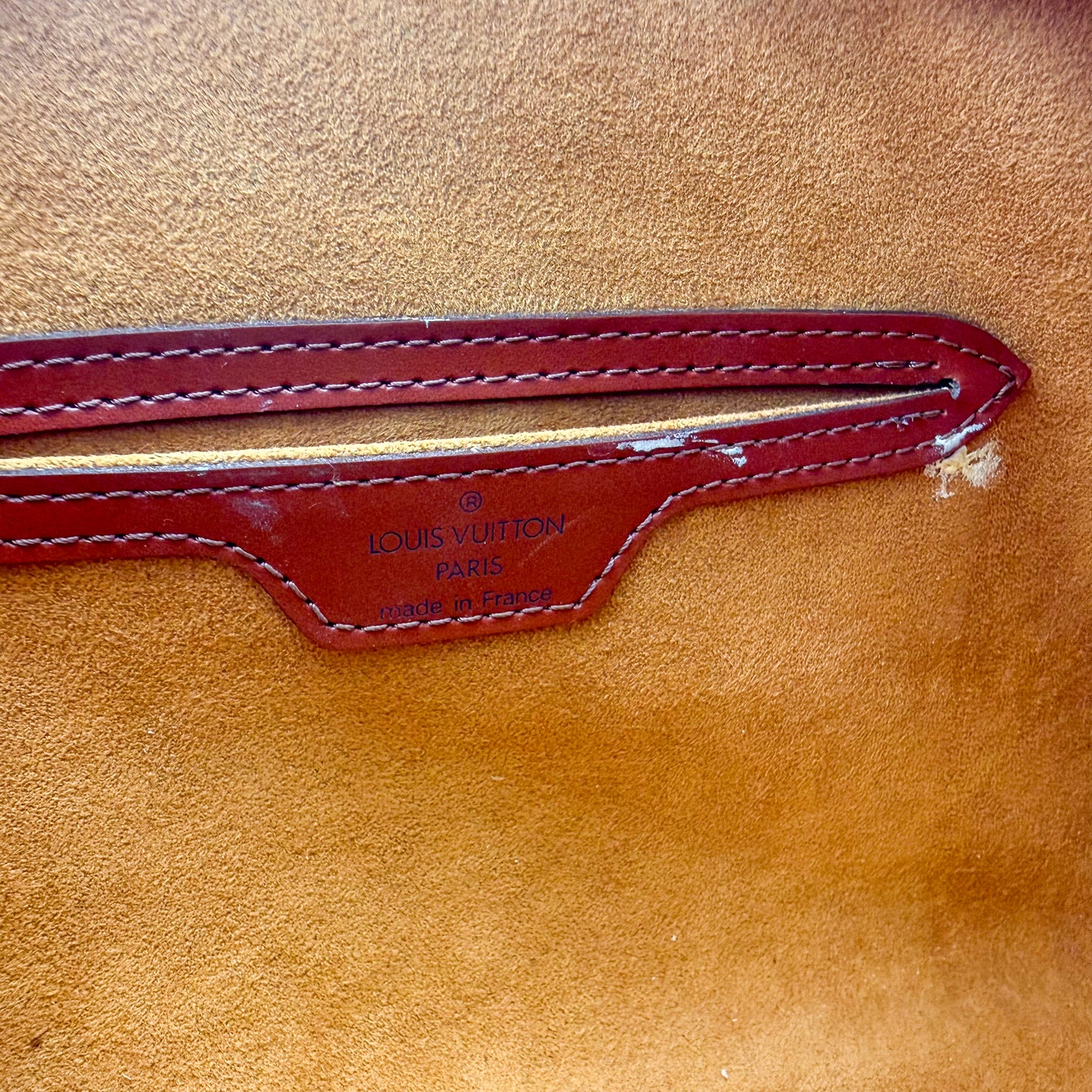 Louis Vuitton Soufflot Epi Leather Handbag