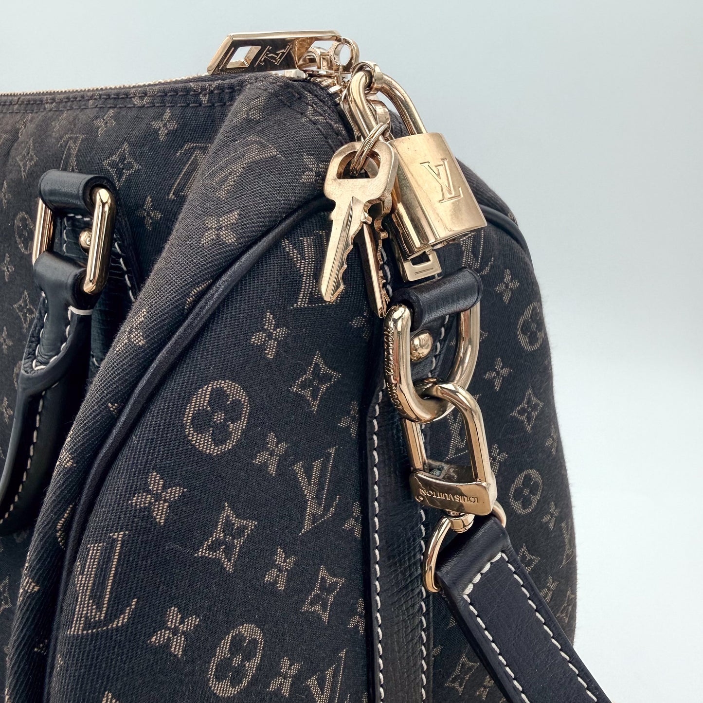 Louis Vuitton Idylle Fusain Speedy Bandouliere 30 Bag