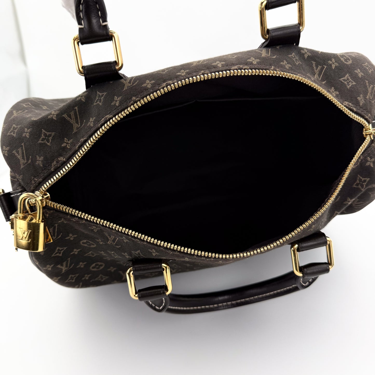 Louis Vuitton Idylle Fusain Speedy Bandouliere 30 Bag
