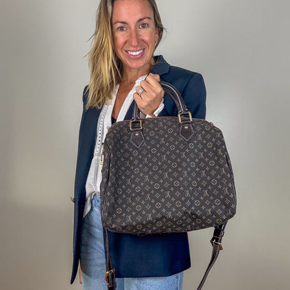 Louis Vuitton Idylle Fusain Speedy Bandouliere 30 Bag
