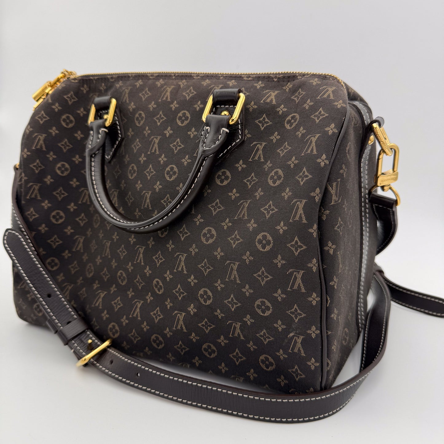 Louis Vuitton Idylle Fusain Speedy Bandouliere 30 Bag