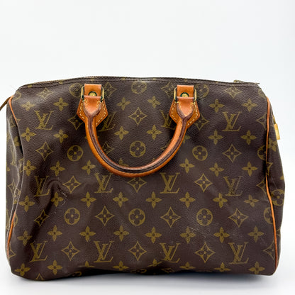 Louis Vuitton Speedy 30 Monogram Canvas Handbag