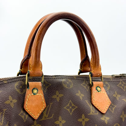 Louis Vuitton Speedy 30 Monogram Canvas Handbag