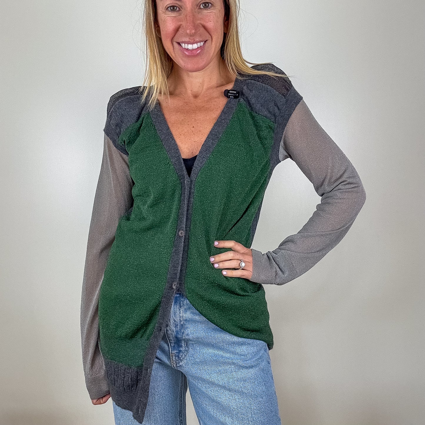 Marni Colourblock Cardigan - Size IT 38