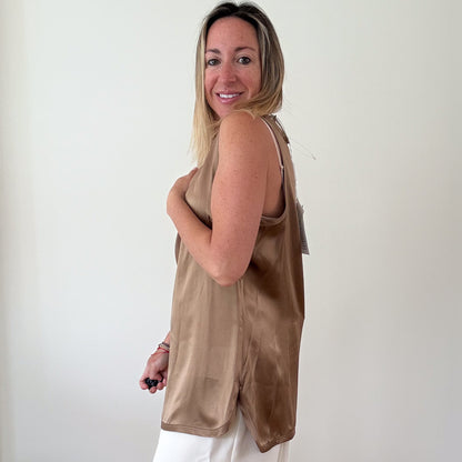 Max Mara Cesare Silk Tank Top - Size 12