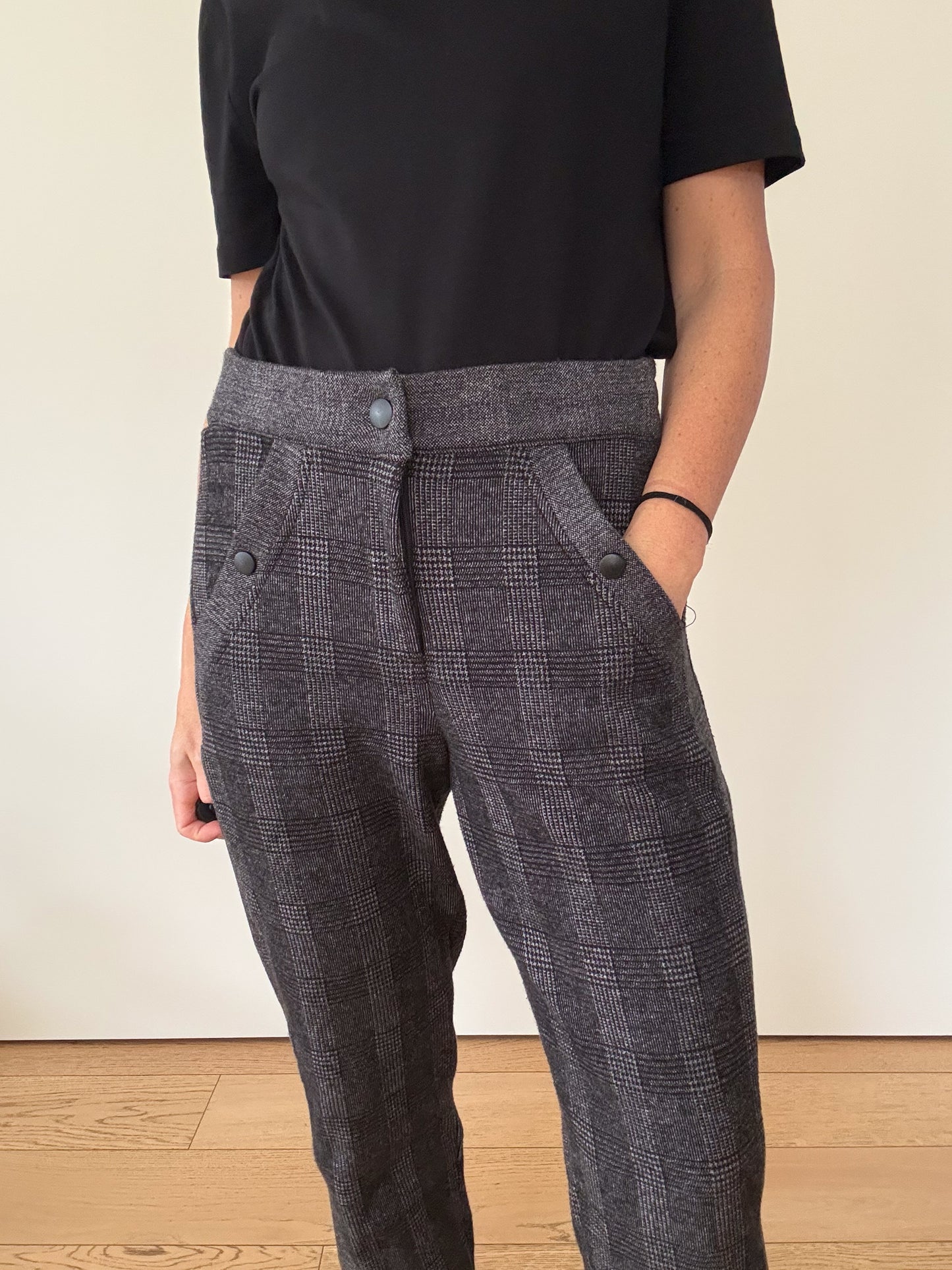 Me + Em Herringbone Trouser - Size 6