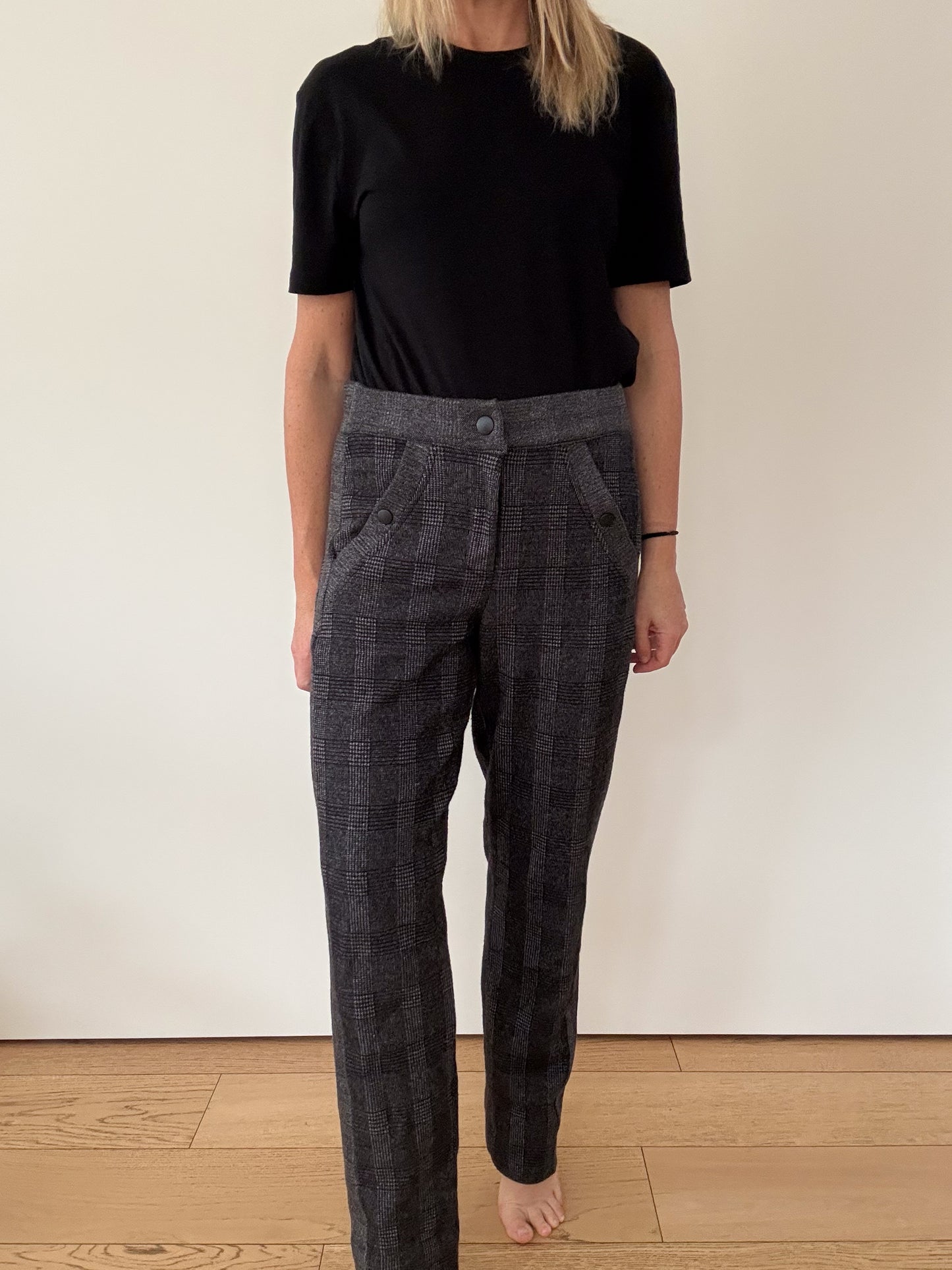 Me + Em Herringbone Trouser - Size 6