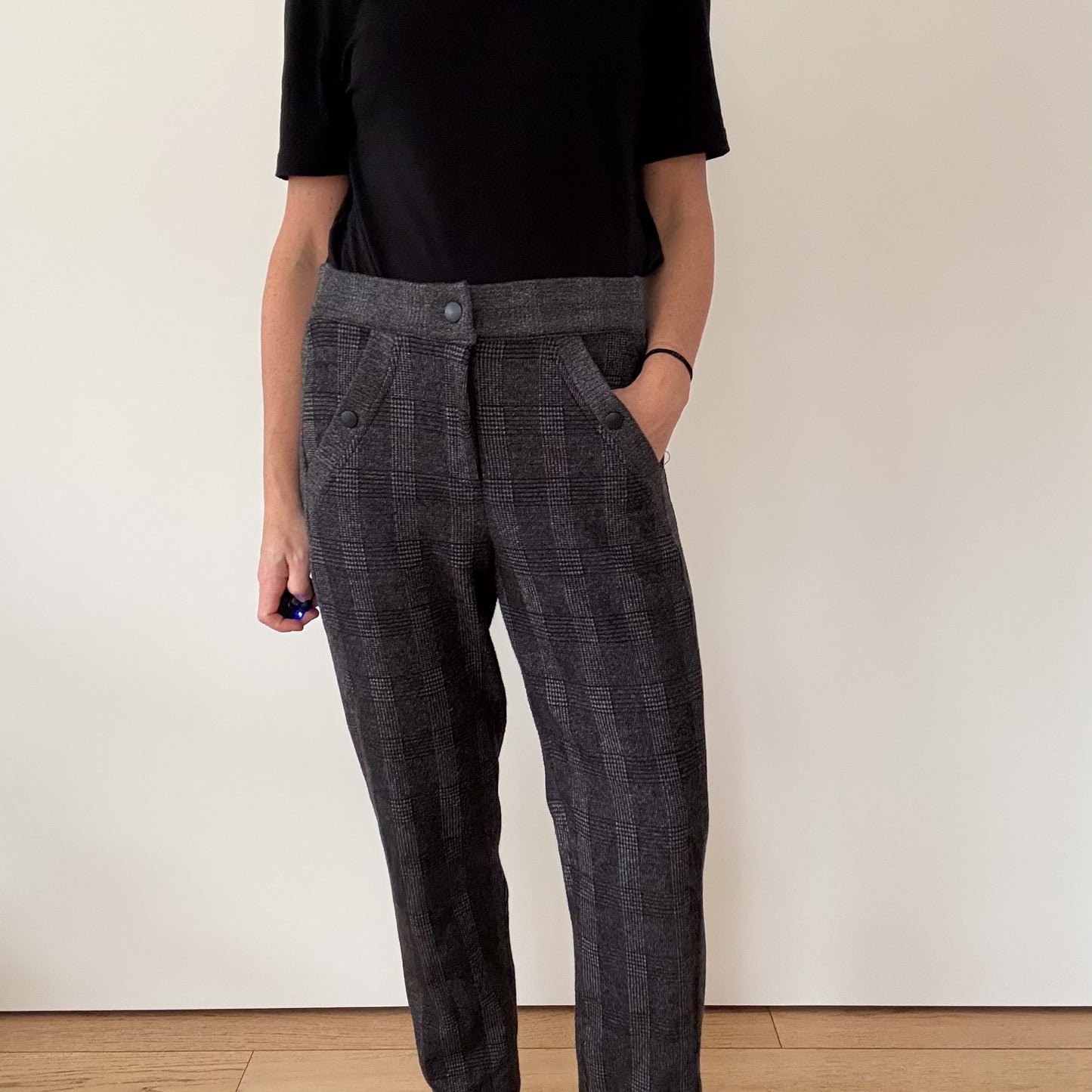Me + Em Herringbone Trouser - Size 6