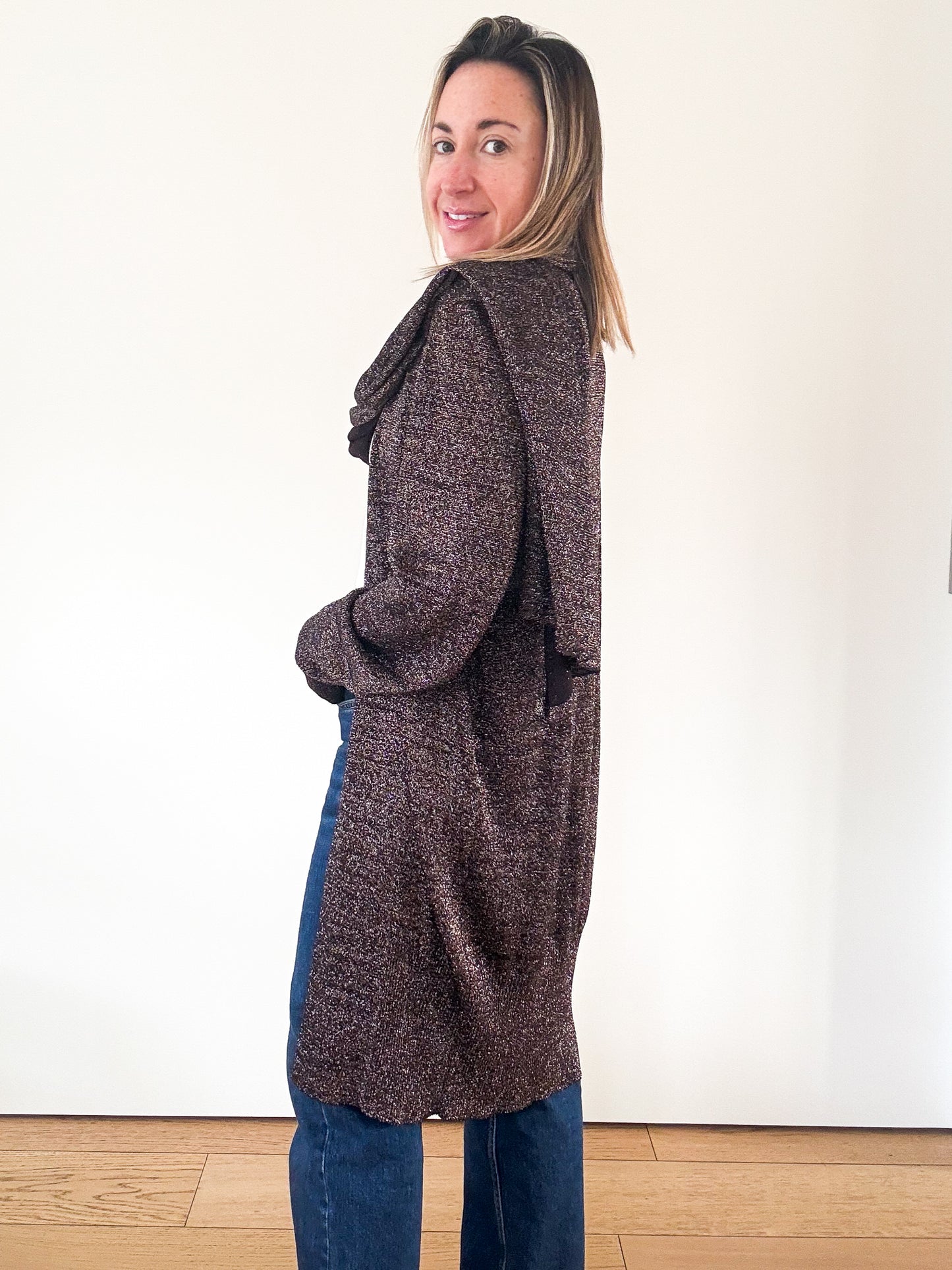 Missoni Bronze Metallic Cardigan - Size 42