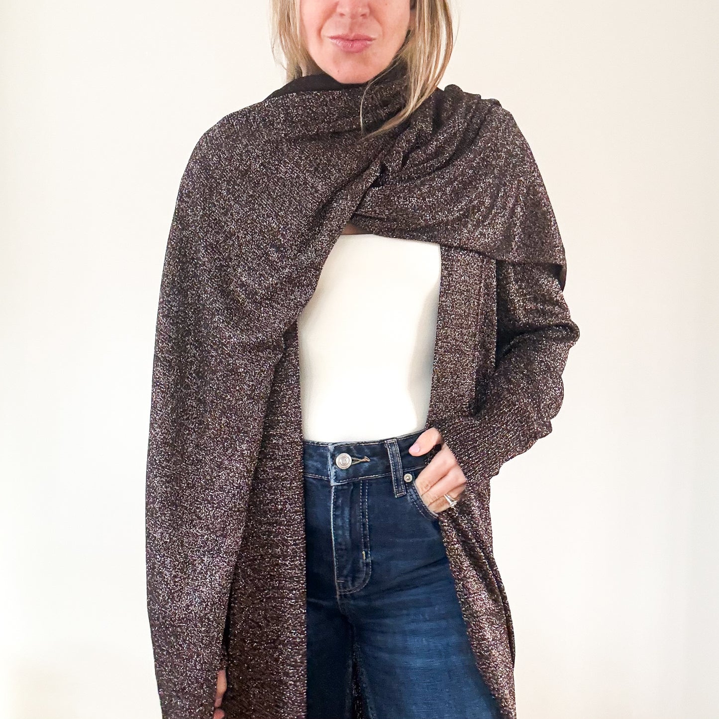 Missoni Bronze Metallic Cardigan - Size 42