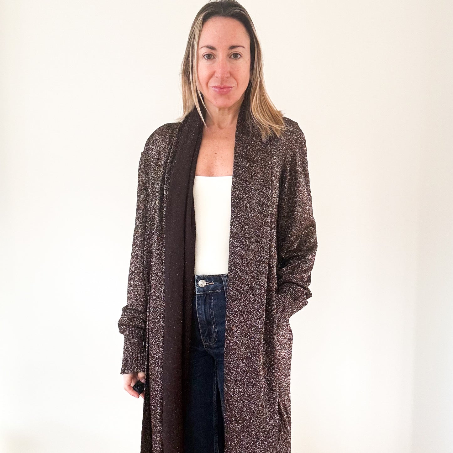 Missoni Bronze Metallic Cardigan - Size 42