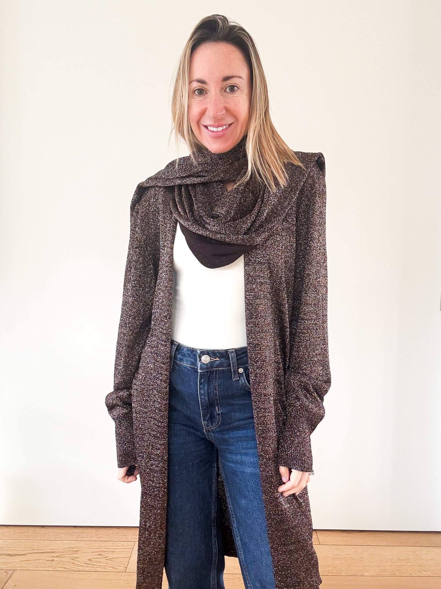 Missoni Bronze Metallic Cardigan - Size 42
