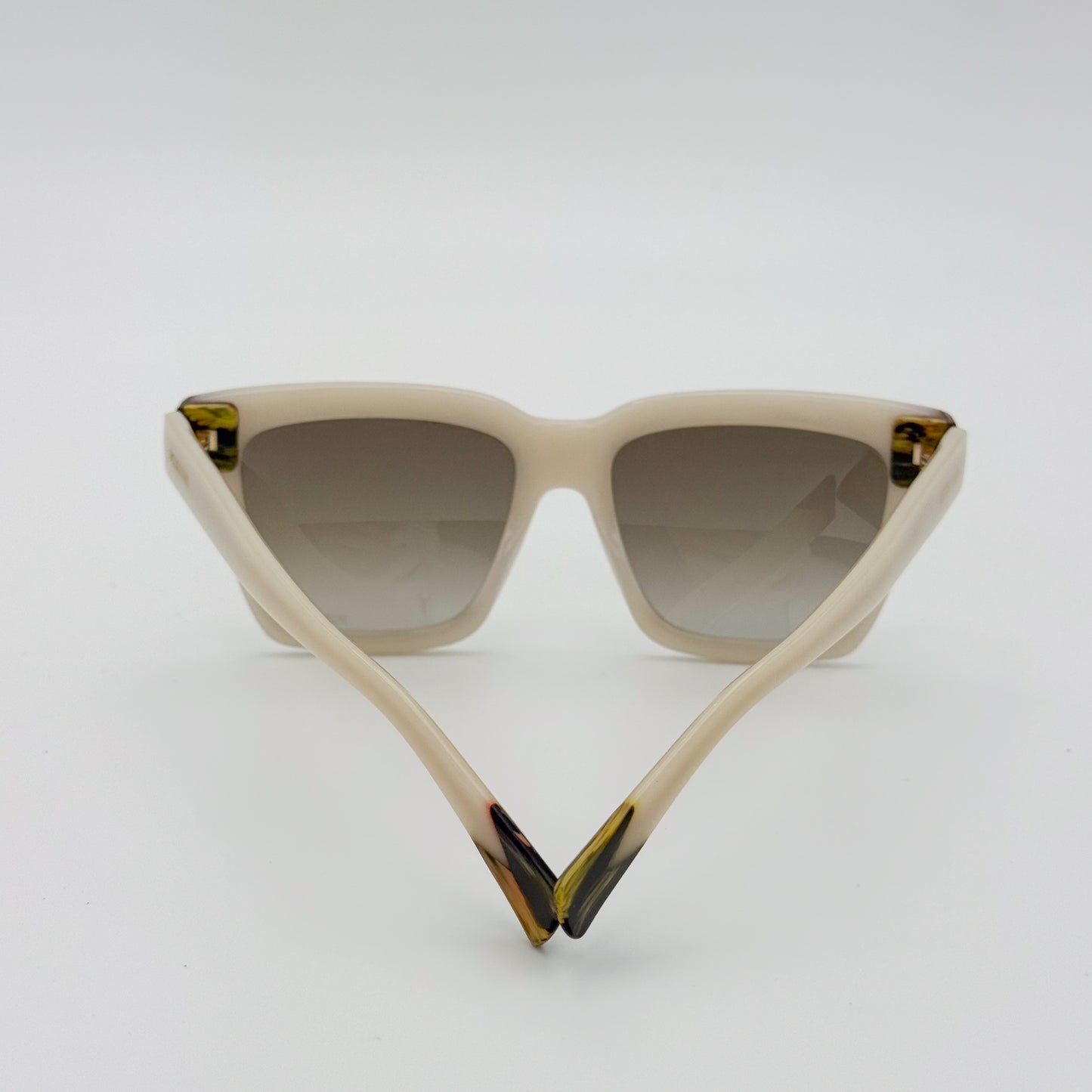 Missoni Oversized Square Sunglasses in Ivory
