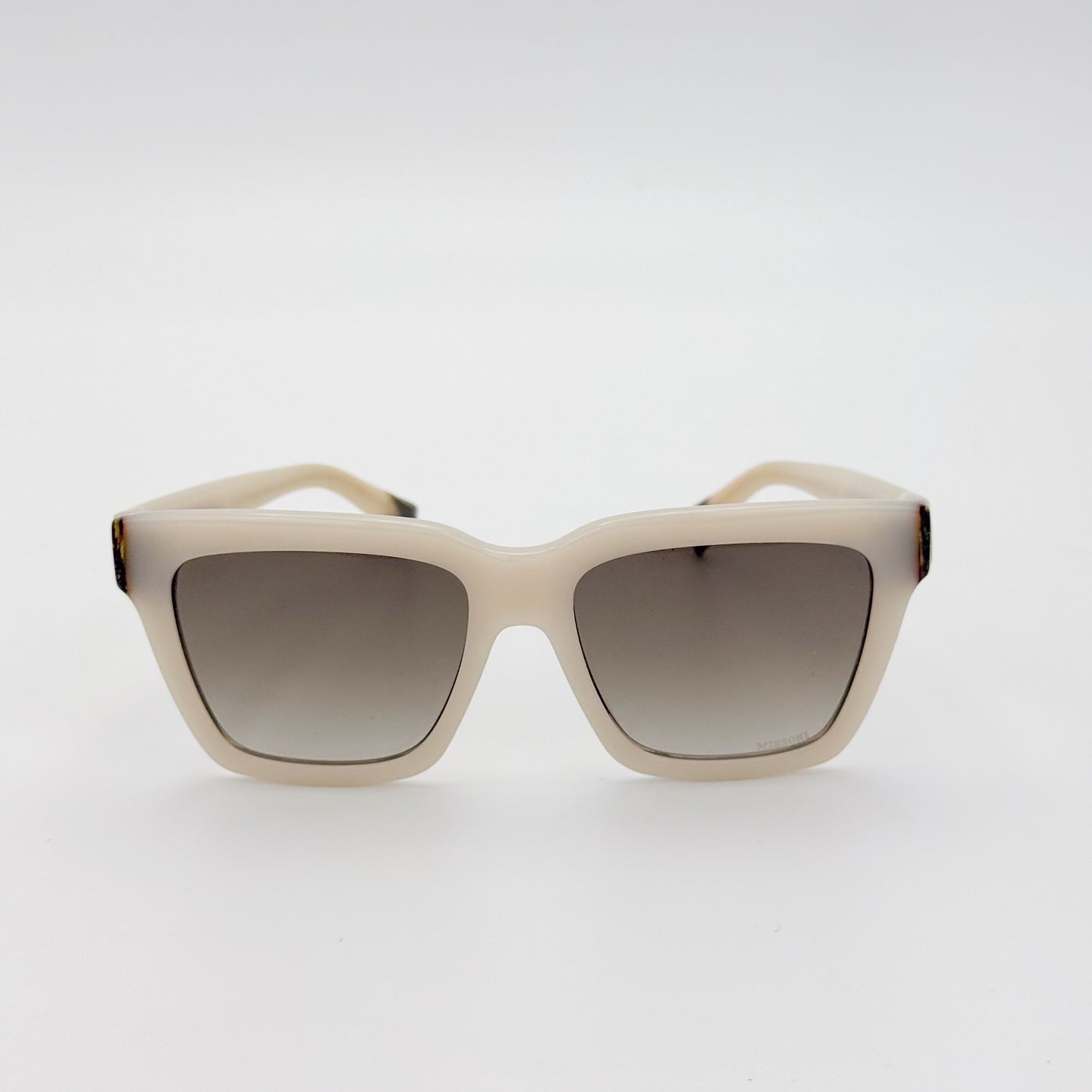 Missoni Oversized Square Sunglasses in Ivory