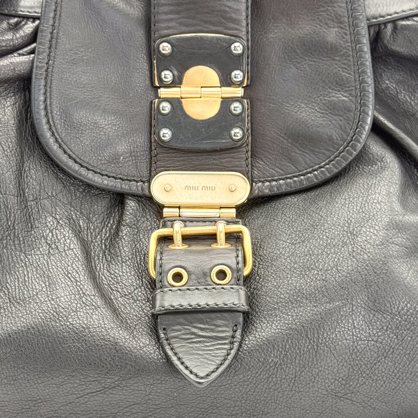 Miu Miu Coffer Hobo Bag